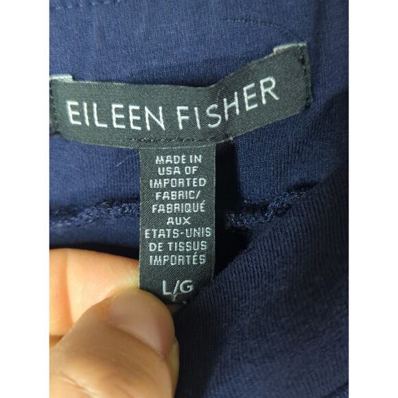 Eileen Fisher Blue Pull on‎ Straight Cut Skirt Casual Womens Size Large - Picture 6 of 6